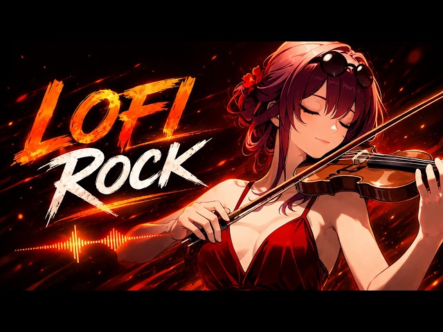 LoFi Rock Radio 🎻⚡ Chill Instrumental Violin Rock | 24/7 Music | ローファイ・ロック＆メタル
