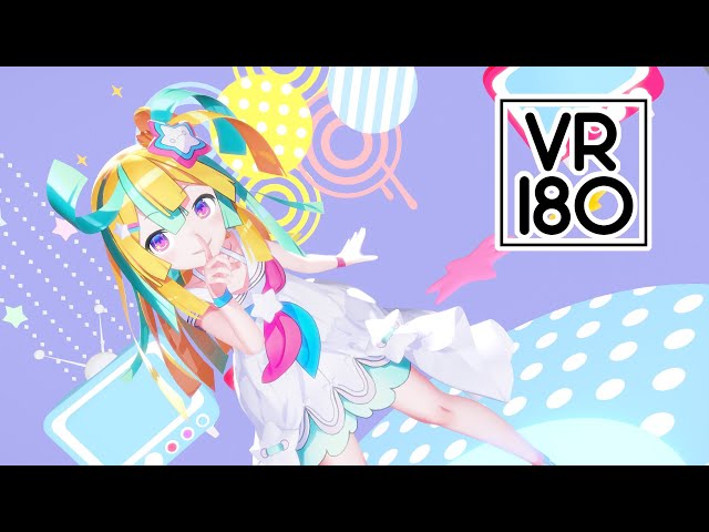 【4K MMD VR180】Booo!【天川はの】