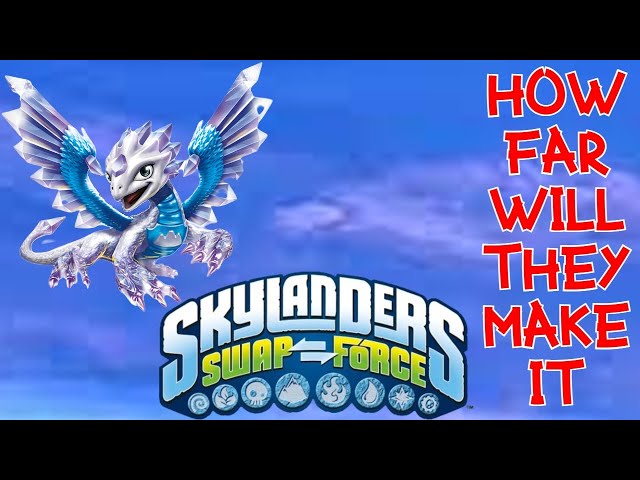 How far can Flashwing make it in Skylanders Swap Force?
