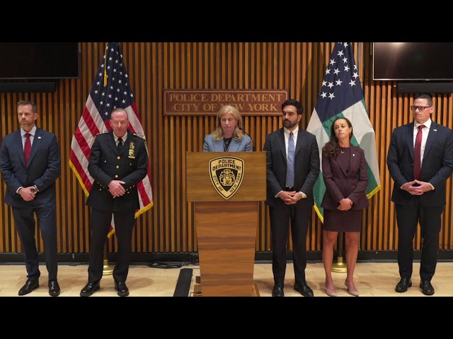 Commissioner Tisch and Mayor Mamdani provide security updates for the UN General Assembly.