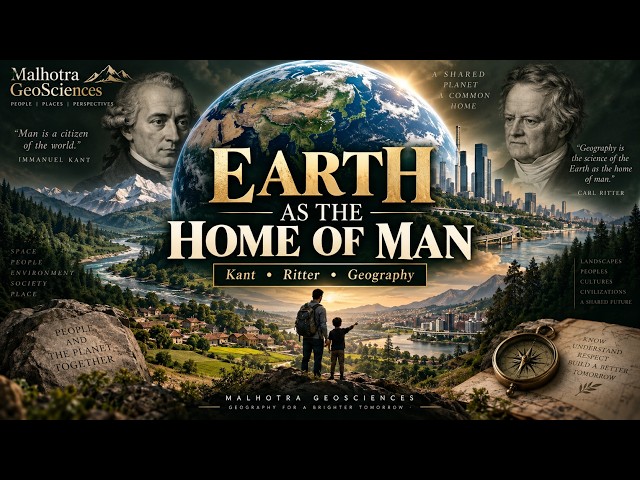 Geography: Earth as the Home of Man | Kant & Ritter Explained
