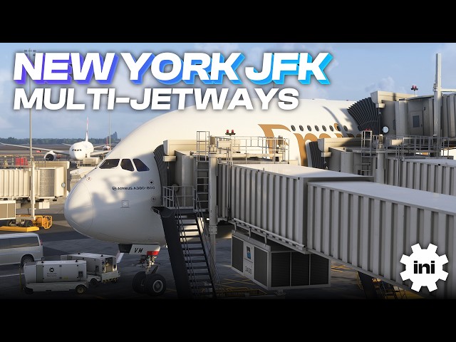 iniBuilds New York JFK - Multi Jetways | Microsoft Flight Simulator
