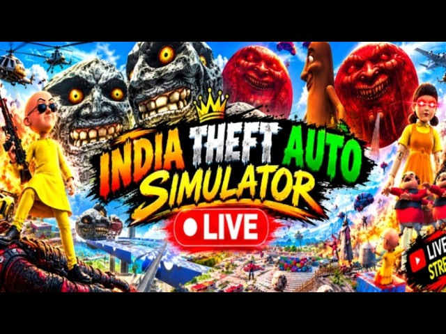 Indian Theft Aura Simulator Live Stream in Indian police 🚨 Ka Power #shorts​​​​​​ #indiantheftauto​