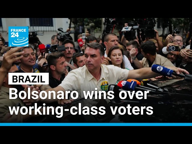Some Brazilians long associated with the left now shift towards Flavio Bolsonaro • FRANCE 24