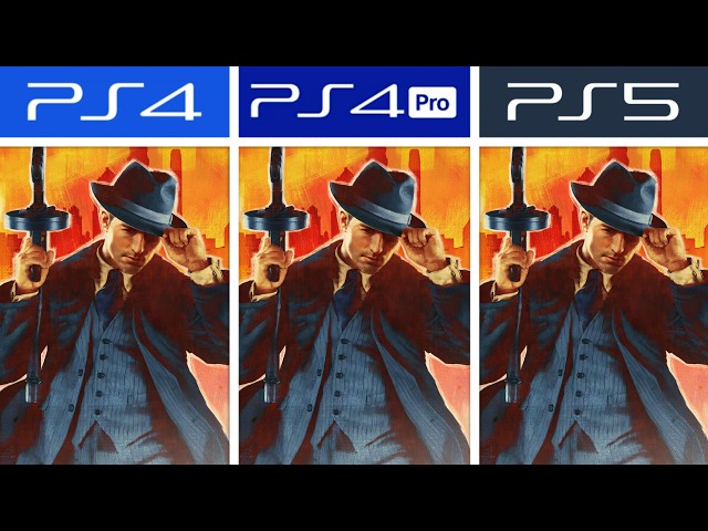 Mafia Remake: Definitive Edition | PS5 vs PS4 Pro vs PS4 | Graphics & Details Comparison