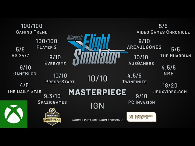 Microsoft Flight Simulator Accolades Trailer