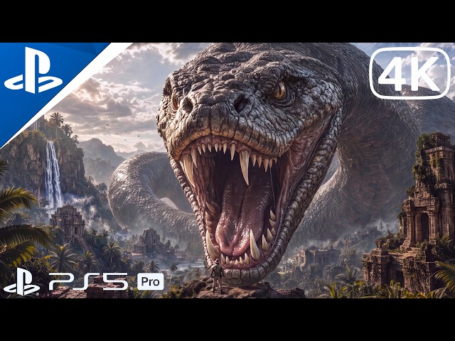 Titanoboa vs Indiana Jones BRUTAL Boss Fight | ULTRA Realistic Graphics Gameplay (4K 60FPS) PS5 PRO