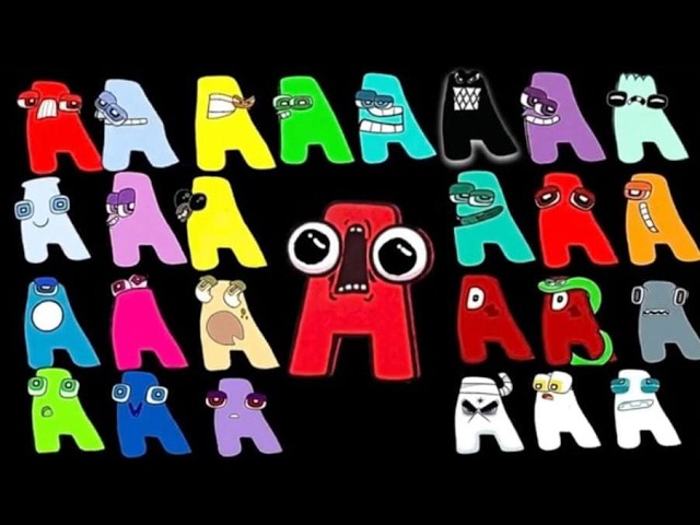A Becomes Every Alphabet Letter A-Z! 😱 | Alphabet Lore Characters | ABC Learning for Kids