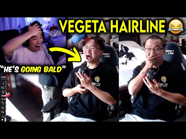 s0m Reacts To Shanks GOING BALD On Stream😂