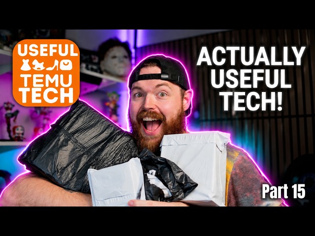 Actually Useful Temu Tech Ep. 15 – Unique Music Players, Lighting, and More!