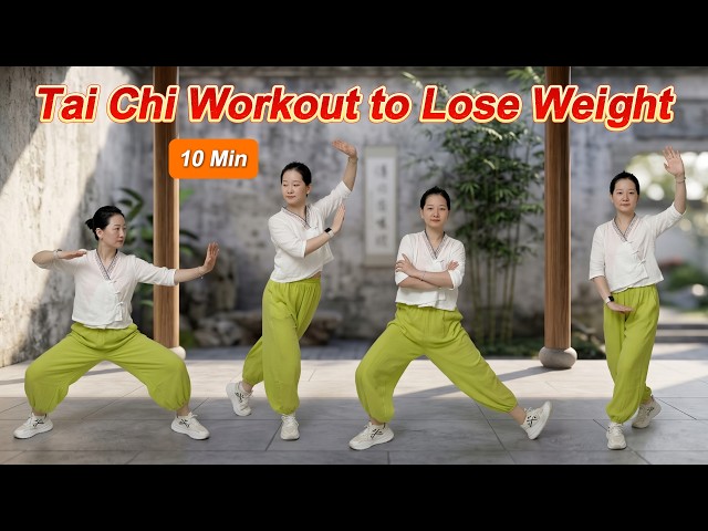 10 Minute Gentle Tai Chi Workout to Lose Weight, Improve Flexibility & Keep Your Body Active