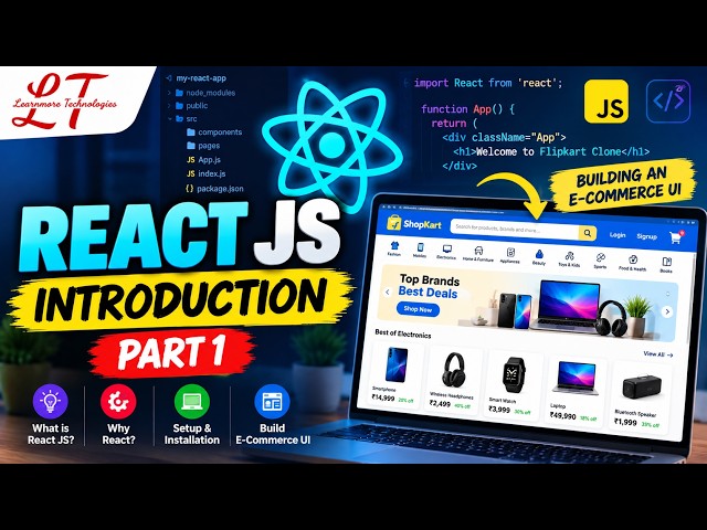 React JS Tutorial for Beginners | React JS Full Course – Part 1