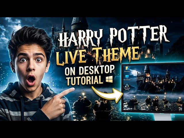 🪄 How to Get Harry Potter Live Wallpaper on Windows 11 | Easy Setup Tutorial