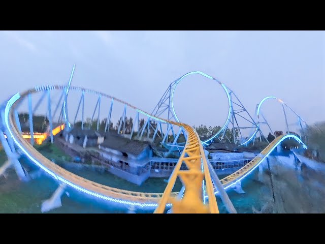 Soaring With Dragon BACKWARDS POV at Hefei Sunac Land China