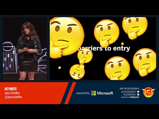Front-end keynote (Jenn Schiffer)