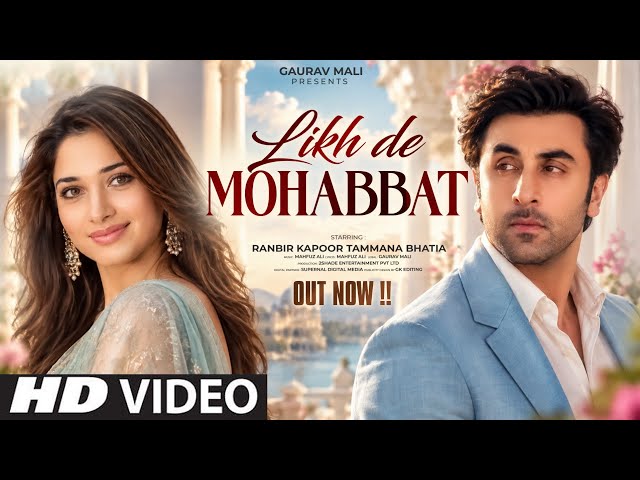 New Song 2026 | New Hindi Song | Likh De Mohabbat | Ranbir Kapoor | Tamannaah Bhatia | New Song