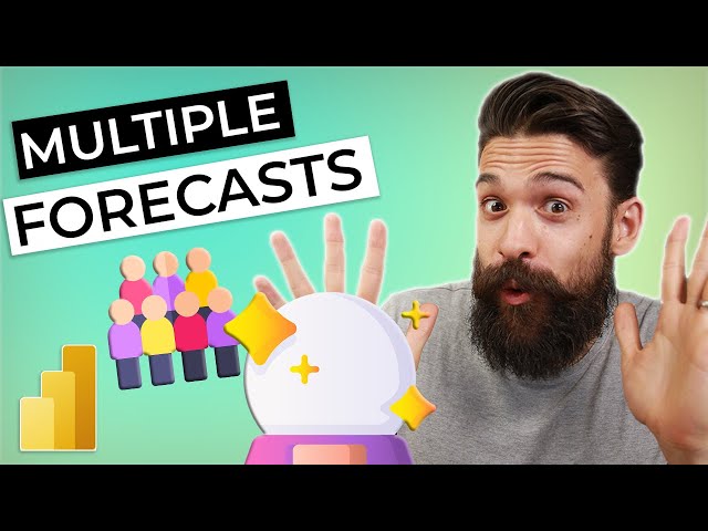 What will the FUTURE bring?! Showing MULITPLE FORECASTS in one chart in Power BI