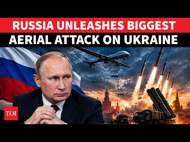 BREAKING: Putin Military Carpet-Bombs All Of Ukraine; Biggest Air Attack Burns Zelensky Territory
