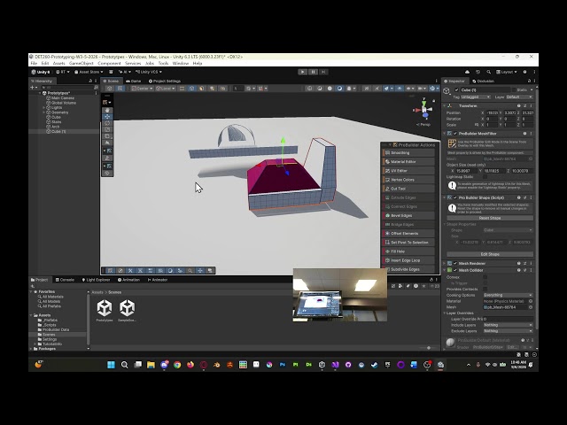 DET 260 - ProBuilder, Prototyping - Game Engines - 2026