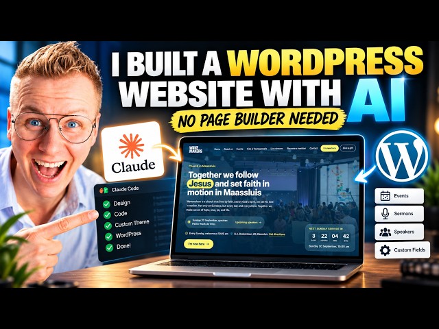 Built a WordPress Website With AI | No More Page Builder Needed