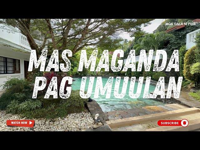 ASMR Rain + Pool Relaxing Vibes 🌧️ | Mga Gala ni Pixie #travel#relax 