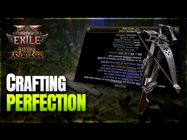 Crafting the Best Grenade Crossbow in PoE 2 0.5.5