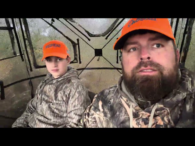 Hunting in Rain end of a cold front 
