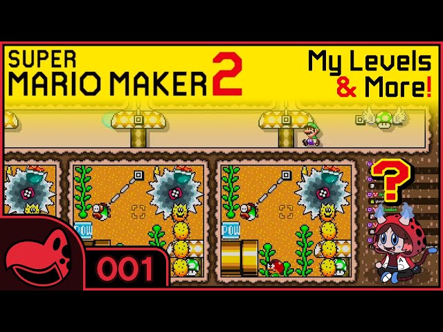 Showing Mine & the SMM2 Community Levels! [Audio Replaced w/ Mario Music] ‣ Super Mario Maker 2『001』