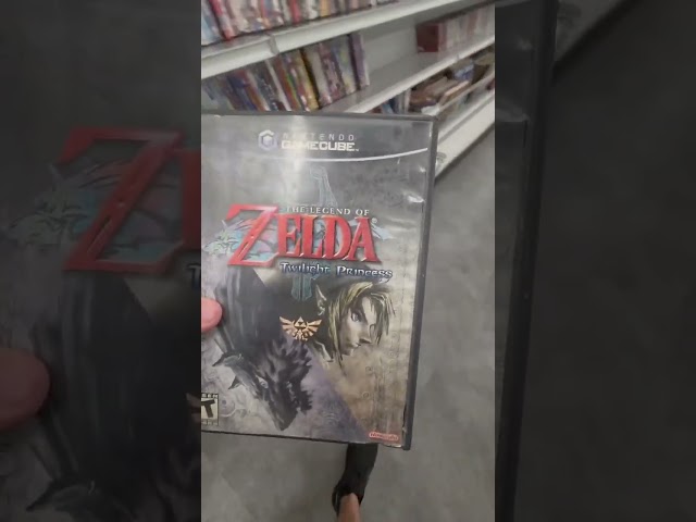 Gamecube games Hidden right in plain sight in the DVD section...🤫#gamecube #zelda #gaming #thrift