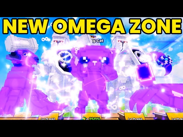 It Was Raining Astral Cosmics Thanks To New Omega Zone In Kick A Lucky Block Roblox