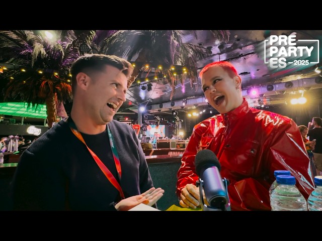 Red Sebastian - Strobe Lights | Interview | PrePartyES 2025: Madrid | Belgium Eurovision 2025