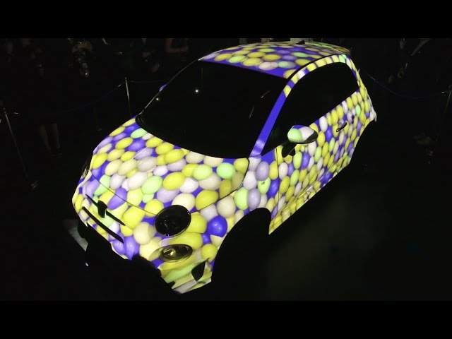 360° Car Mapping - Opening Party Garage Italia || video mapping
