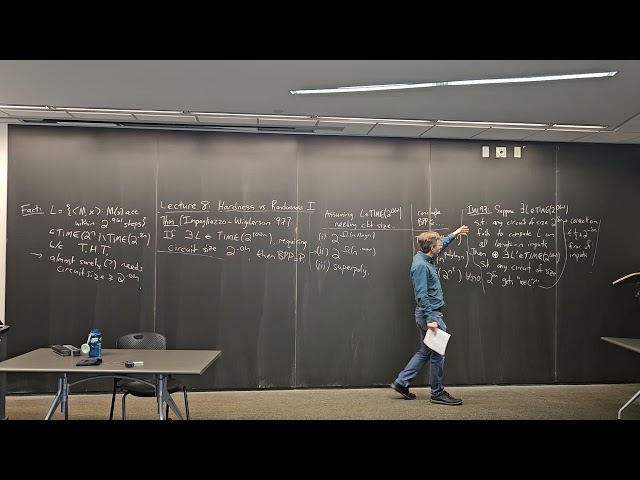 8. Hardness vs. Randomness I