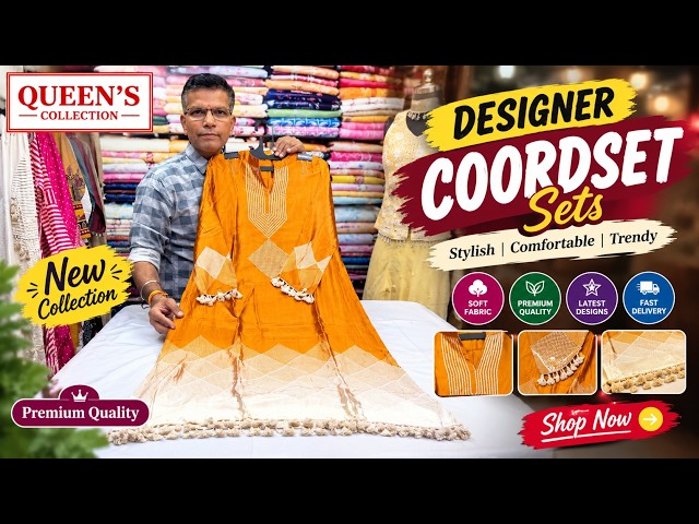 Fancy Designer Coordset Collection | Latest Stylish & Trendy Designs | Queens Collection