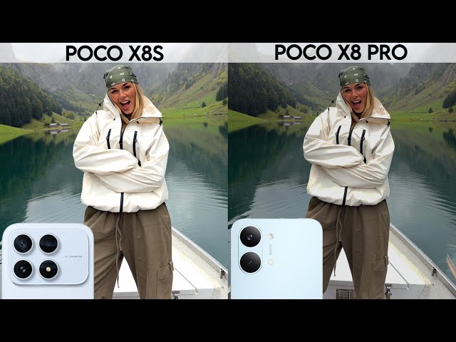 Xiaomi poco x8s vs poco x8 pro camera test comparison 