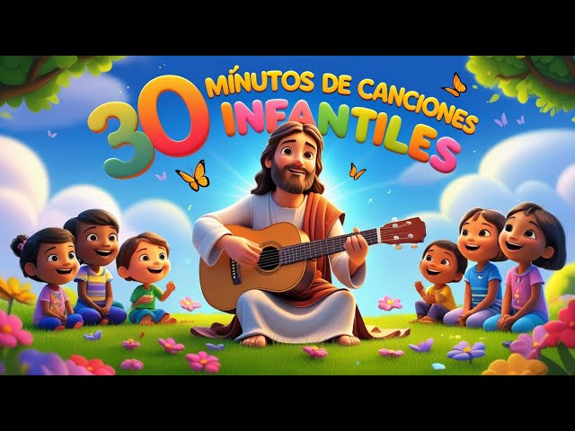 🌈 Canciones Cristianas para Niños Pequeños | Música Infantil que Llena el Corazón de Paz 💖