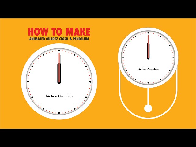 Animated Quartz Clock & Pendulum