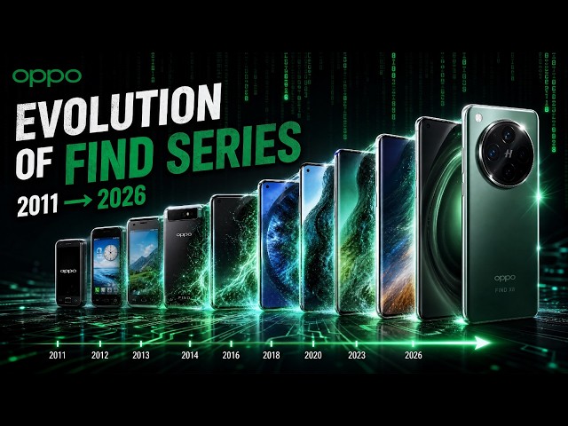 Evolution of OPPO Find Series 2011 → 2026