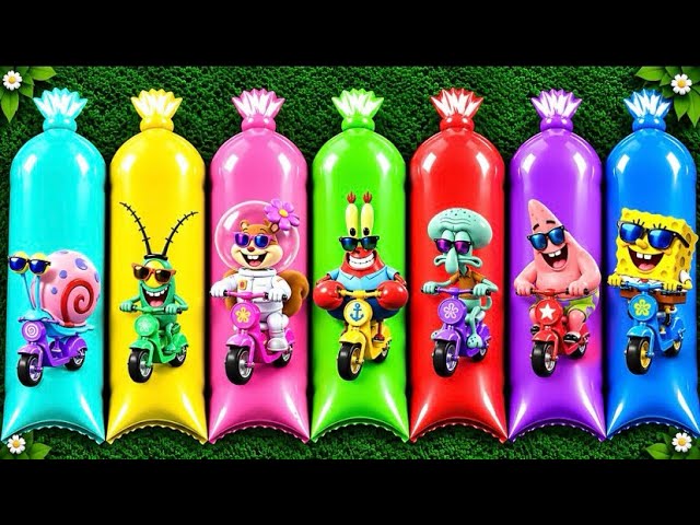 FINDING: SpongeBob, Patrick, Squidward, Sandy, Plankton, Gary & Mr. Krabs.