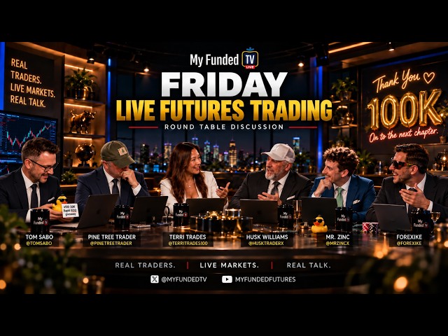 Friday: Live Futures Trading & Market Talk | MyFundedTV 09/18/26