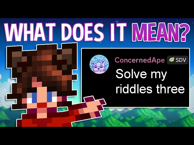 ConcernedApe Dropped More 1.7 Update Hints