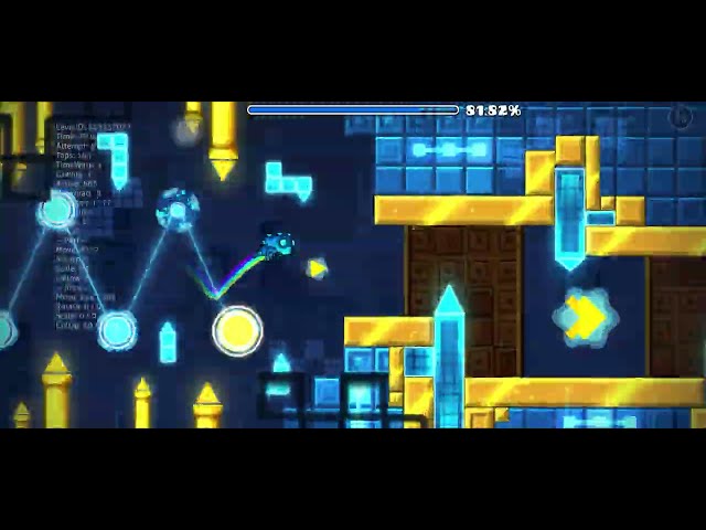Phòng Claring Navy Tên 100% By Alphela | Geometry Dash 