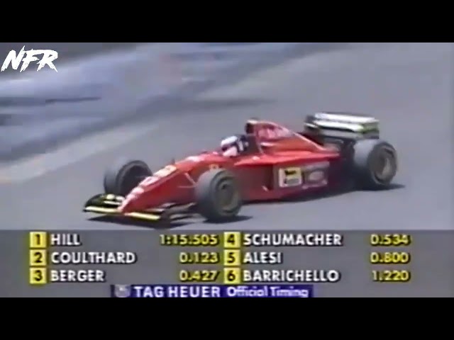 F1 Classic Sounds Jean Alesi Ferrari V12 Australia 1995