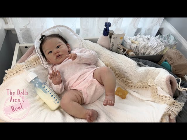 REALISTIC MORNING CARING FOR MY SILICONE BABY RUBY + NEW NURSERY SPACE 