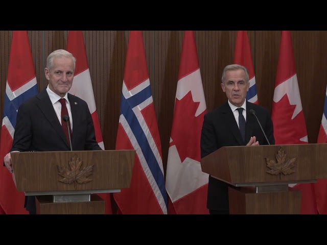 Prime Minister Carney delivers remarks on the Canada-Norway partnership