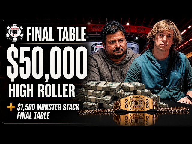 $50K NLH High Roller 8-Handed - Final Table | World Series of Poker