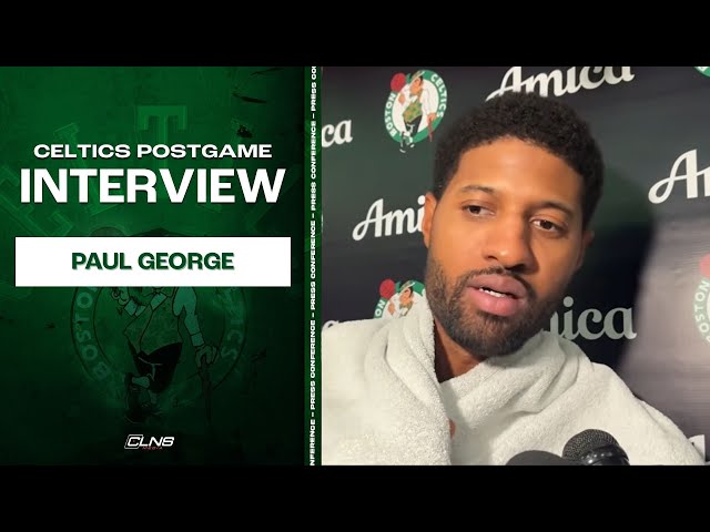 Paul George on Celtics Home Opening Win | Celtics-Knicks Postgame