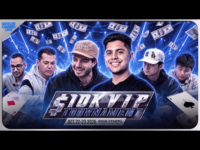 FINAL TABLE!! $10K VIP Tournament!! Mariano, Dylan Flashner & Global Danny - $150K for 1st!
