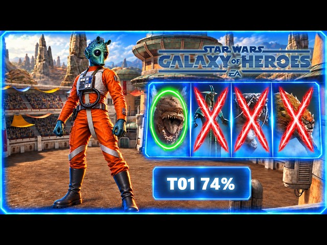 SWGoH: Coliseum Krayt Dragon T01 74%