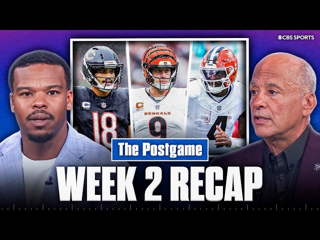 NFL Week 2 Postgame Recap: Caleb Williams injury, Deshaun Watson bounce back & MORE